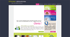 Desktop Screenshot of ethicarelabs.com
